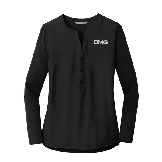 Ladie's Concept Henley Tunic - Black