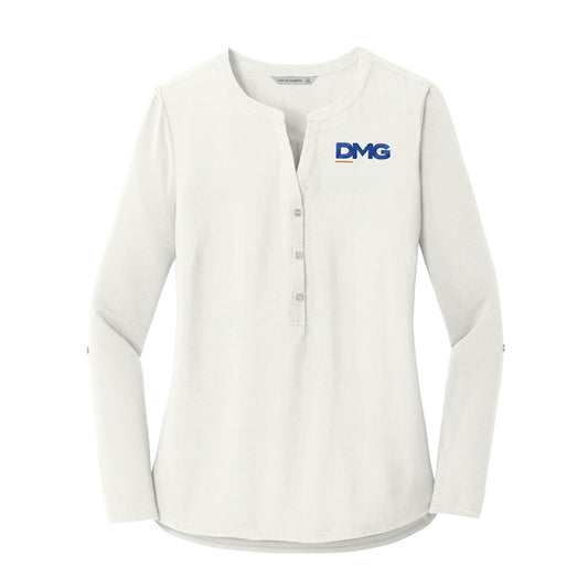 Ladie's Concept Henley Tunic - Ivory