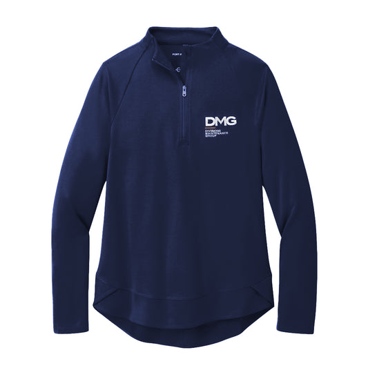 Ladies' C-Free Cypress 1/4 Zip - Navy
