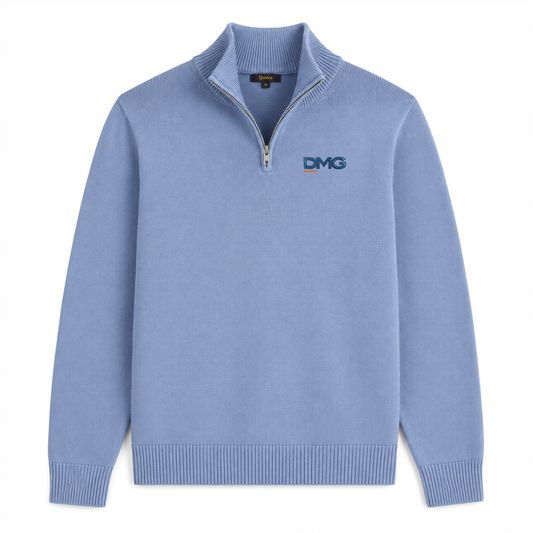100% Organic Cotton Quarter Zip Sweater