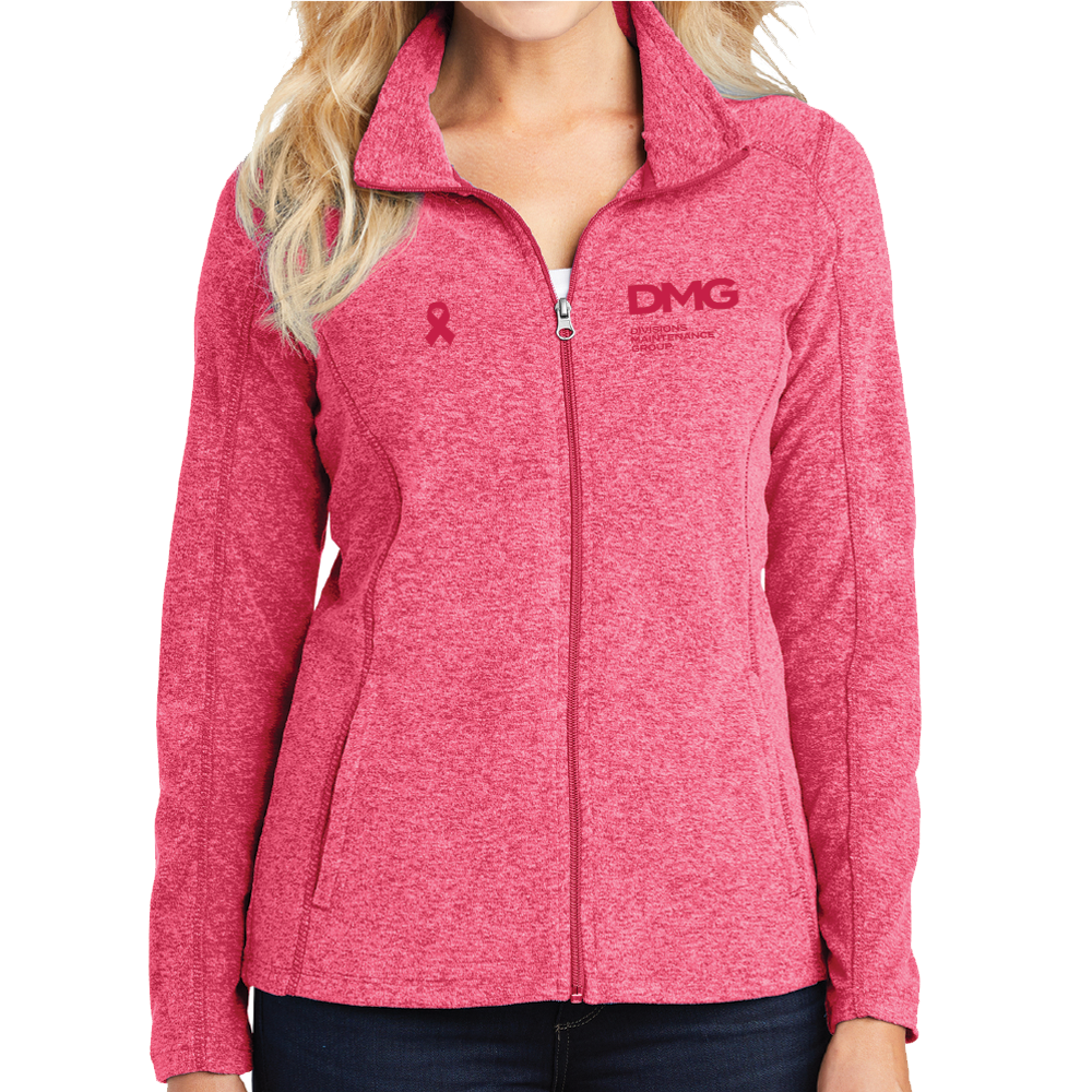 Ladies' Heather Fleece Full Zip Jacket