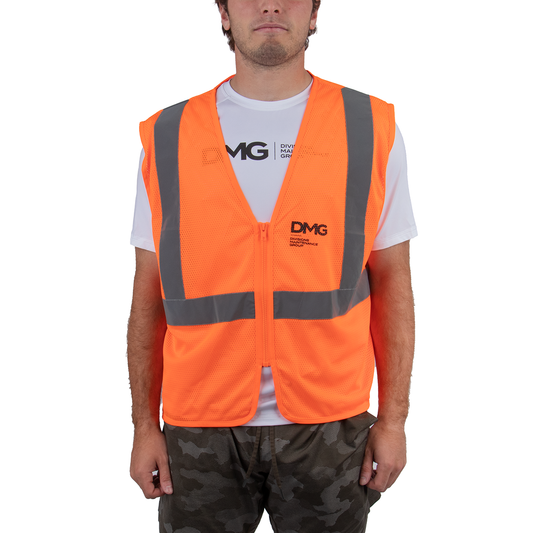 ANSI Class 2 Zippered Safety Vest