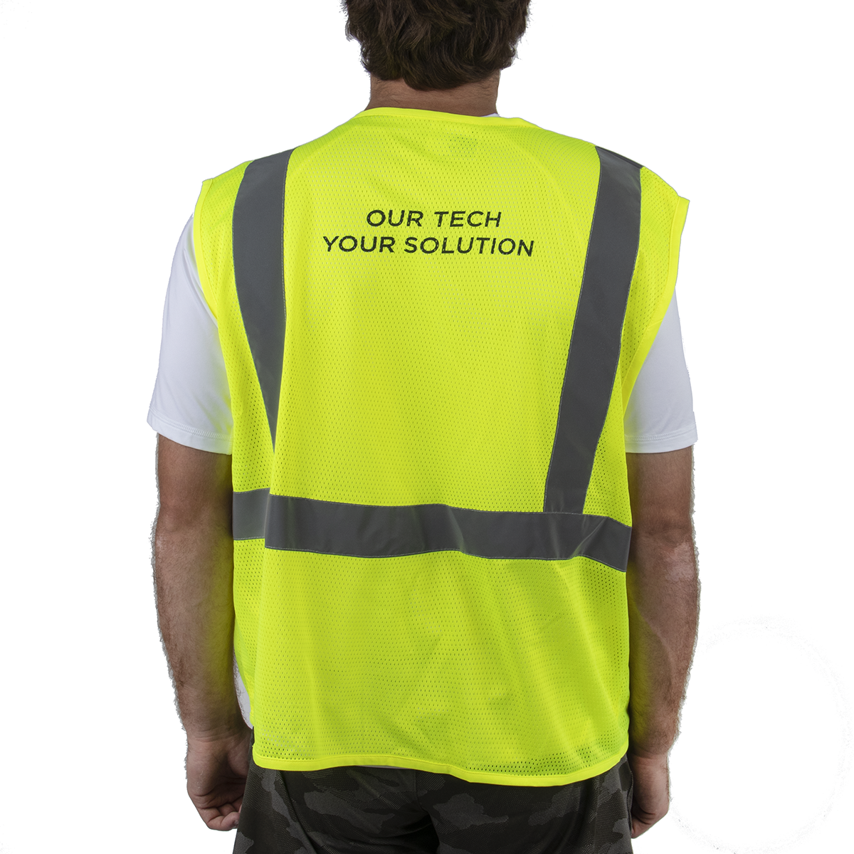 ANSI Class 2 Zippered Safety Vest