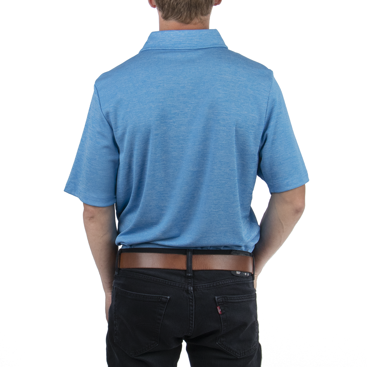 Men's Melange Performance Polo