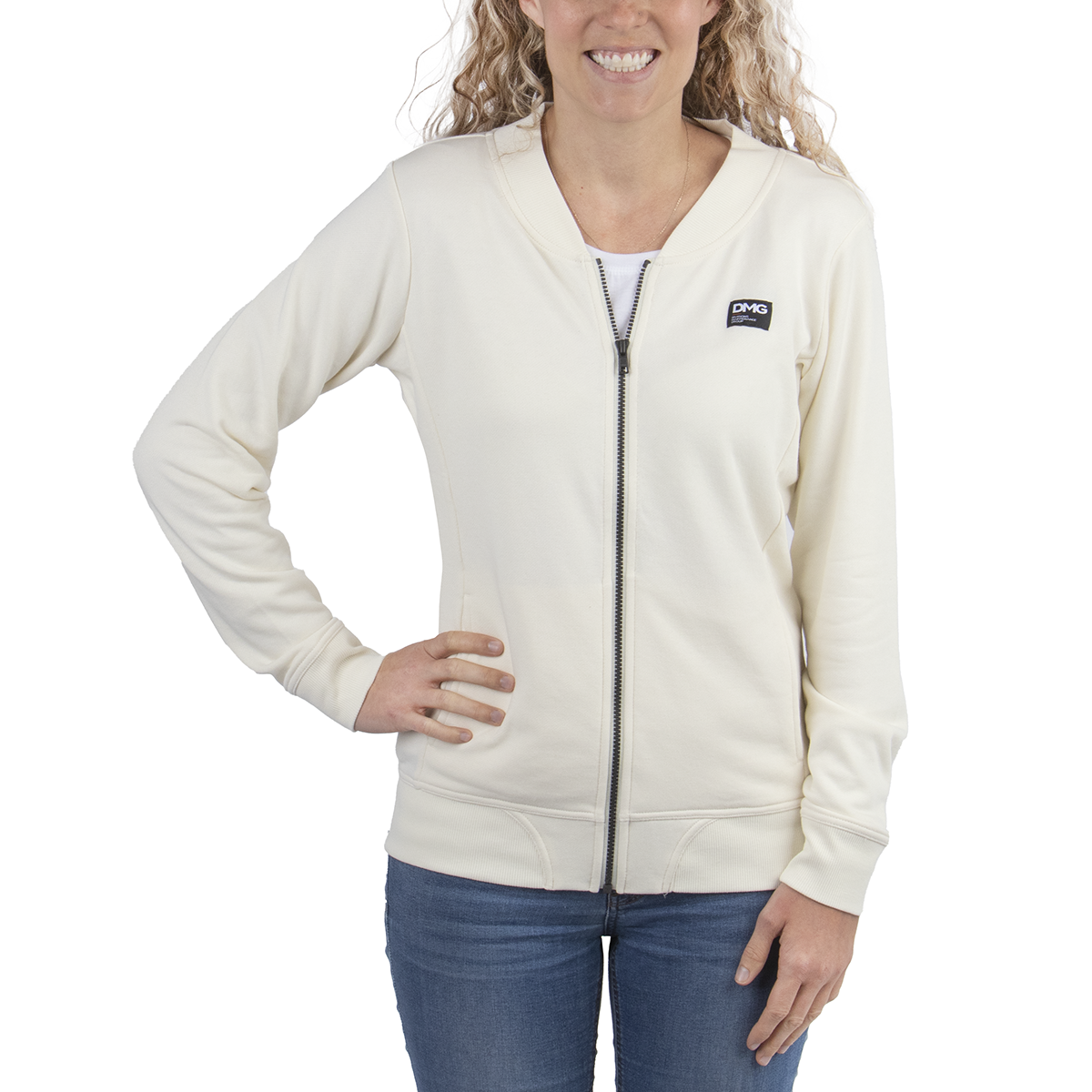 Women's French Terry Bomber Jacket
