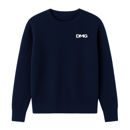 Quince eMongolian Cashmere Crewneck Sweater - Navy