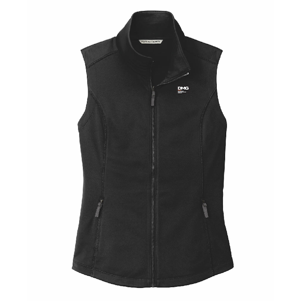 Women's Smooth Fleece Vest - Black