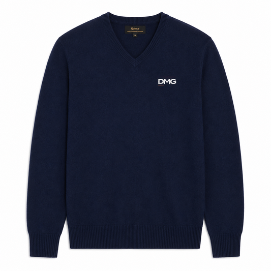 Mongolian Cashmere V-Neck Sweater